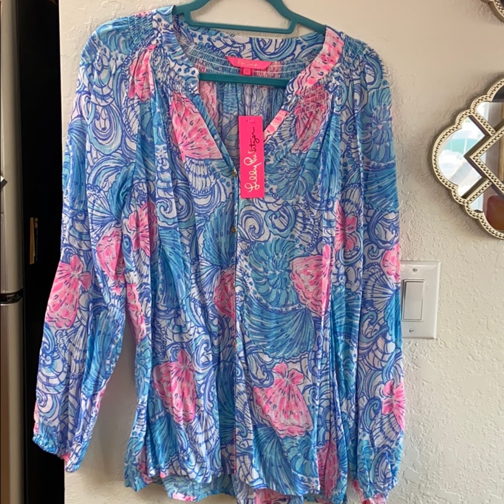 Raising shell Elsa top